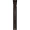 Ekena Millwork Ashford Triple, Wrought Iron Bracket, (Triple center brace), Antiqued Bronze 2"W  x 10"D x 12"H BKTM02X10X12TASABZ - alternate 6